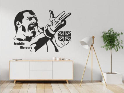Nálepky na zeď - Freddie Mercury